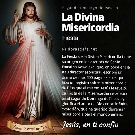 Fiesta De La Divina Misericordia Segundo Domingo De Pascua