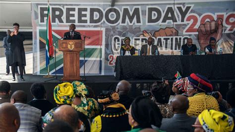 South Africa Marks Freedom Day 25 Years Since The End Of Apartheid