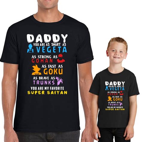 Kakarot from the title screen to Fathers Day T Shirt Dragon Ball Z Super Saiyan Goku Daddy's Gift Festive Tee Top Cartoon t shirt ...