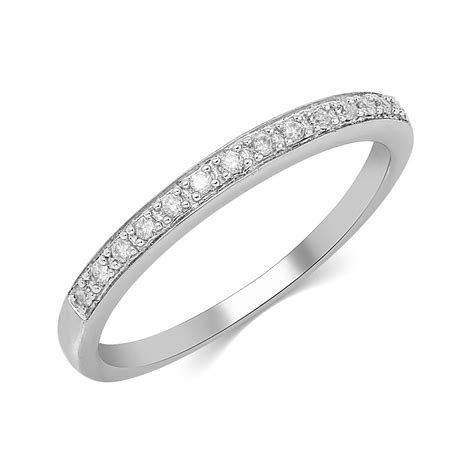 115ct Tw Diamond Wedding Band Set In 10kt White Gold Fifth And Fine