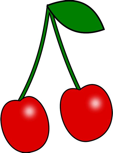 Two Red Cherries On The Stem Clipart Free Download Transparent Png