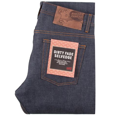 Naked And Famous Denim Naked And Famous Indigo Super Skinny Dirty Fade