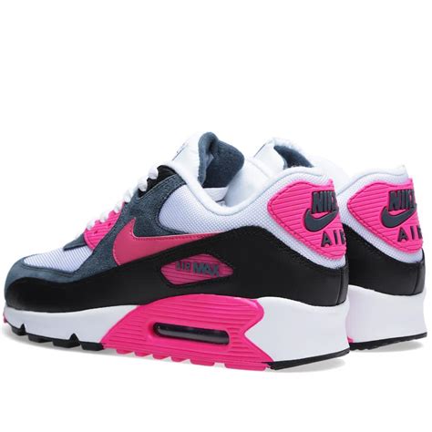 Nike Air Max 90 Essential White Pink Foil And Black End