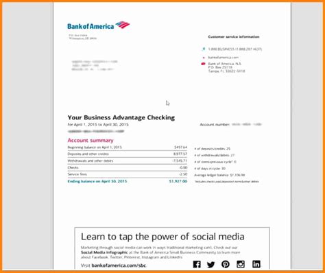 Bank of america credit card statement. Bank Of America Statement Template Inspirational 12 Bank Of America Bank Statement | Statement ...