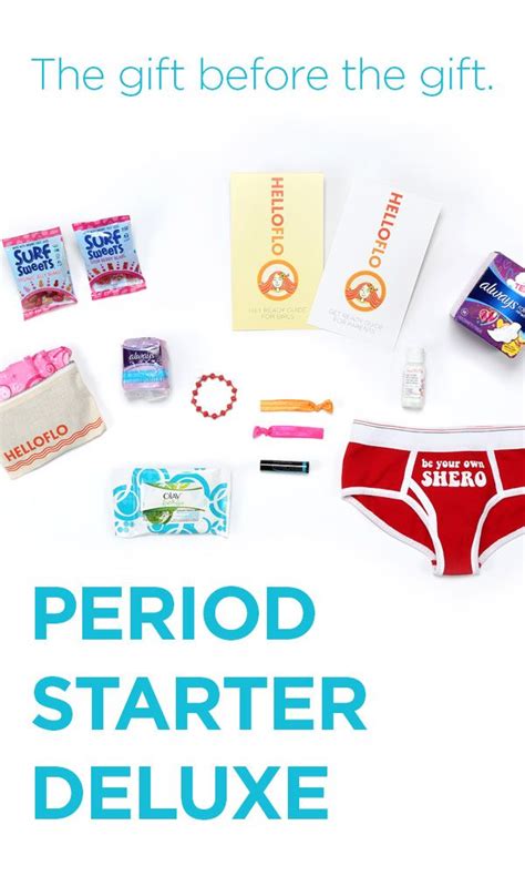 Period Starter Deluxe Period Kit First Period Kits Period Survival Kit