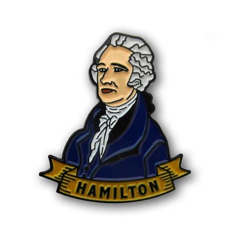 Hamilton Enamel Pin Etsy
