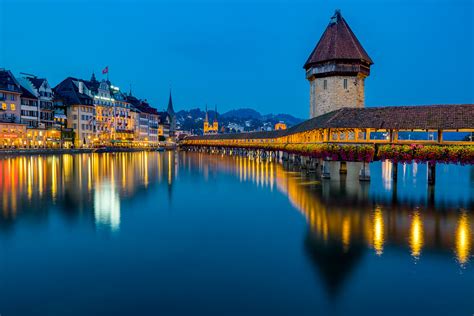 Chapel Bridge Lucerne Recently Spent A Couple Of Weeks