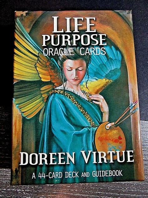 Oracle cards can help you with your smaller, everyday questions as much as they can with the big ones that advance your spiritual and personal growth. LIFE PURPOSE ORACLE CARDS DOREEN VIRTUE 44 CARDS AND BOOK COMPLETE | Propositos de vida, Mazo de ...