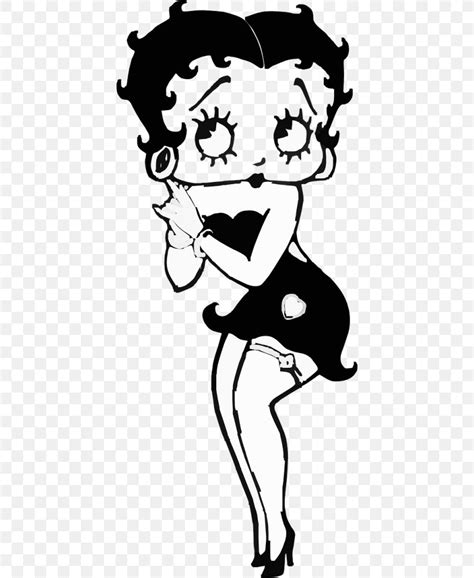 Betty Boop Png X Px Betty Boop Blackandwhite Cartoon Drawing Grim Natwick Download Free