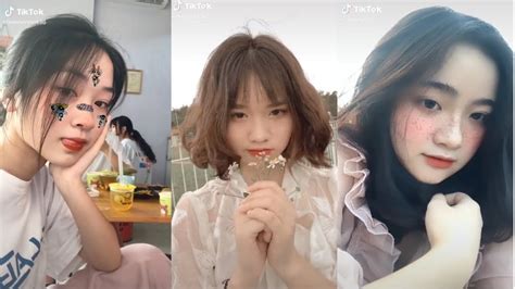 Tik Tok Gái Xinh Việt Nam Những Cô Nàng Dễ Thương Cute Phô Mai Que P93 Youtube