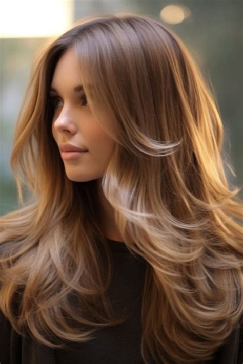 The Long Curtain Layered Haircut Is A Retro Inspired Style Thats
