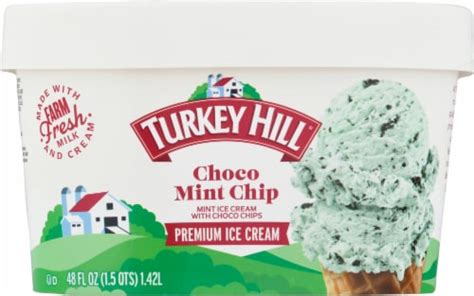 Turkey Hill Choco Mint Chip Ice Cream Fl Oz Frys Food Stores