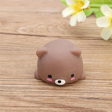 Bear Mochi Squeeze Squishy Cute Healing Toy Kawaii Collection Stress