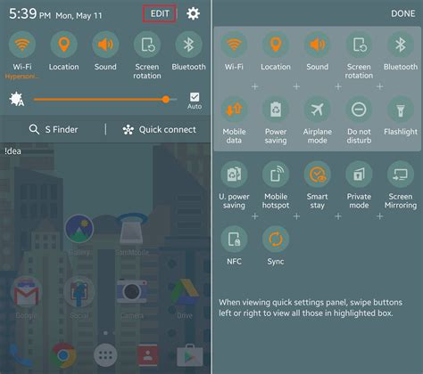 How To Use Quick Settings On The Samsung Galaxy S6 And Galaxy S6 Edge