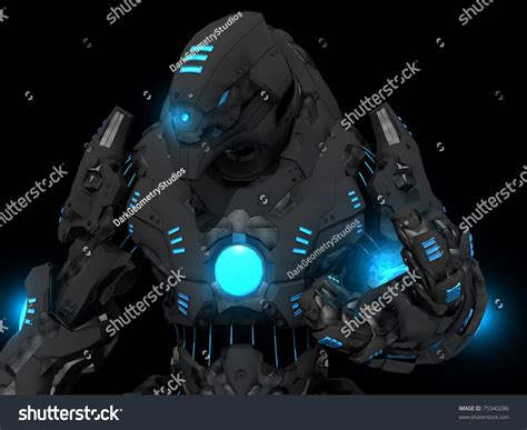 Futuristic Cyborg Soldier Stock Photo 75540286 Shutterstock