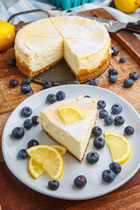 In a large mixing bowl, beat together the cream cheese and sugar until smooth and light. Lemon New York Style Cheesecake with Gingersnap Crust ...