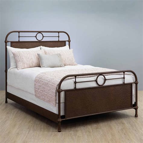 Danville Iron Bed With Metal Profile Frame By Wesley Allen