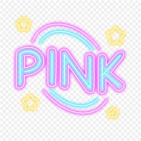 Neon Letters White Transparent Pink Neon Lettering Lettering Neon