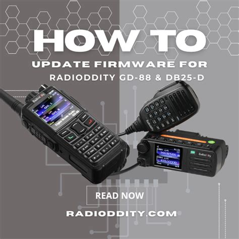 How To Update Radioddity Gd 88 And Db25 D Firmware