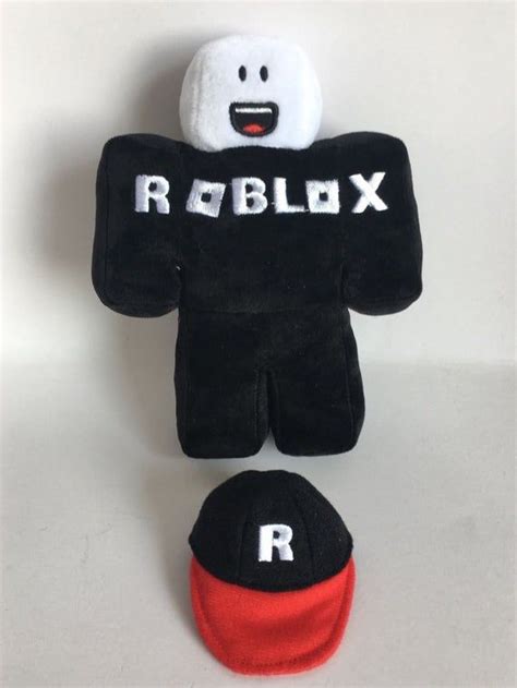 Handmade Plush Roblox Guest Toy With Removable Hat 9 Inches Tall