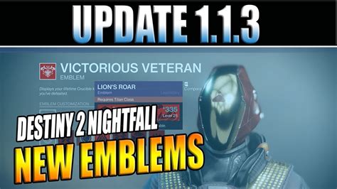 Destiny 2 Update 113 Patch Notes Nightfall Scoring Prestige
