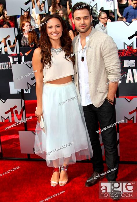 Rd Annual Mtv Movie Awards At The Nokia Theatre Arrivals Featuring Briana Evigan Stock