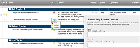 Simple Bug And Issue Tracker Form Smartsheet