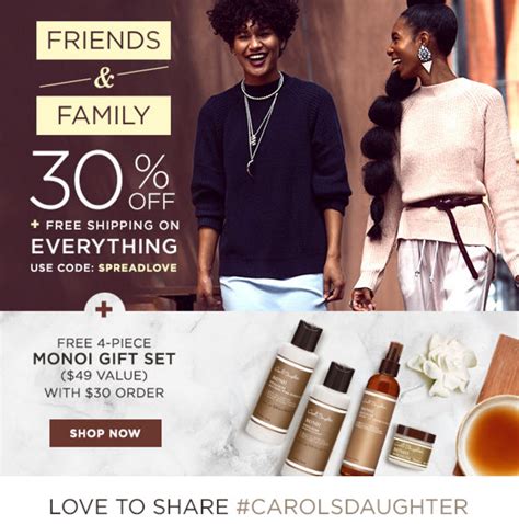 Carols Daughter Free T With Purchase Makeup Bonuses