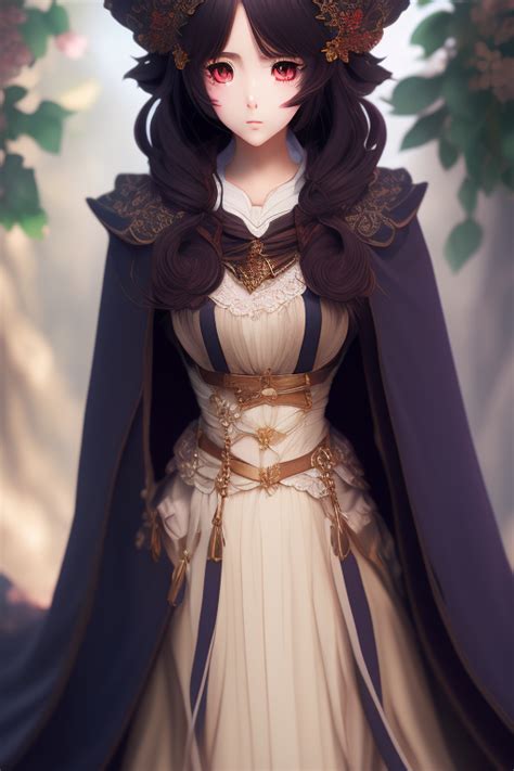 Vanessaanjos Anime Renaissance Girl With A Cloak Moe Style