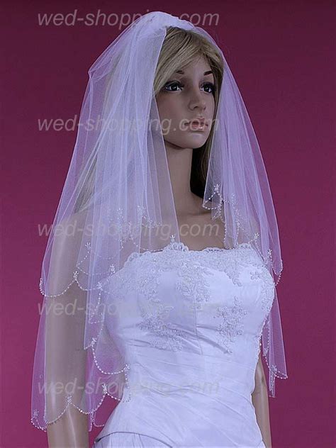 Swarovski Beads And Crystals Veil Embellished Bridal Veil Veil