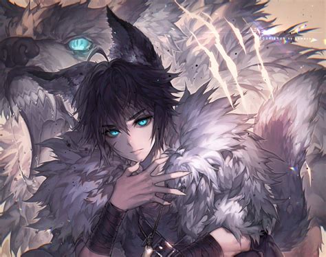 Wolfman Anime Anime Drawings Anime Guys Anime Wolf