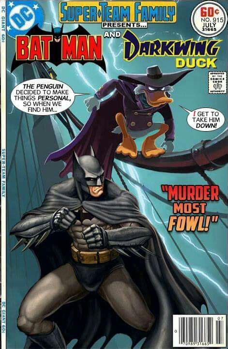 A Bat And A Duck Dc Comic Books Comic Book Characters Comics