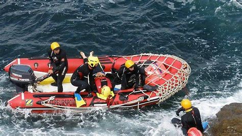 Un Exercice De Sauvetage En Mer Pour Les Pompiers