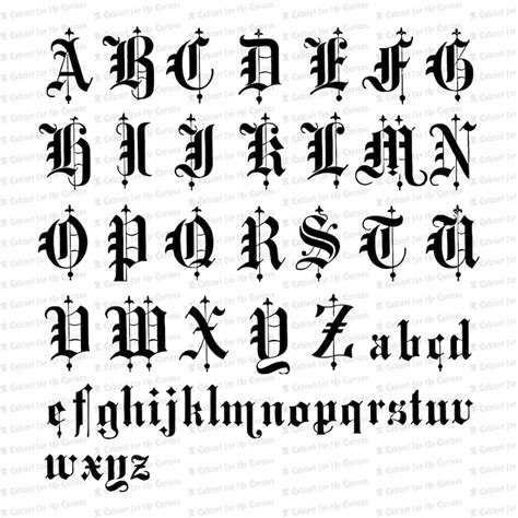 Fancy Old English Letters Font Lunakop