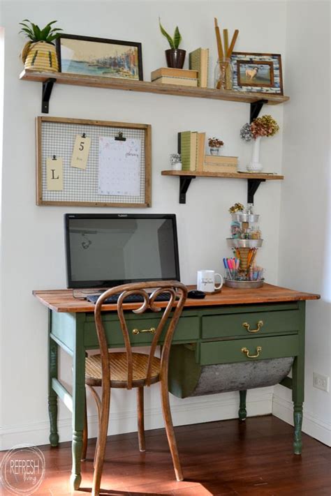 Vintage Modern Home Office Reveal 100 Room Challenge Home Office