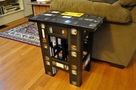 Items Similar To Vhs Video Tables On Etsy Diy Furniture Projects Vhs