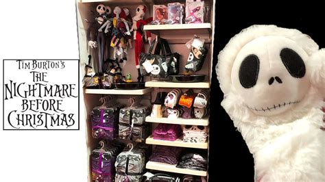 New Nightmare Before Christmas Disney Store Merchandise Overview Youtube