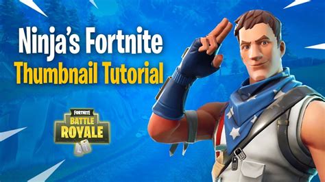 I will make a 3d hd thumbnail for only $5 you will get: How to Make FORTNITE Thumbnails Just Like Ninja! (with ...