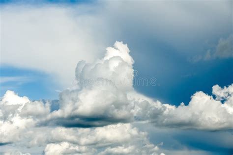 Beautiful Rain Clouds Against A Blue Sky Stock Image Image Of Blue