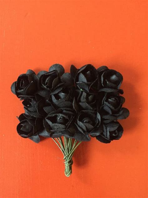Black Paper Flowers 34 Wide 120 Pcs Weddings Favors Paper Goods T Wrapping Shower