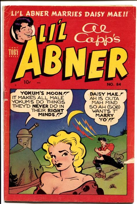 Lil Abner 84 1951 Toby Al Capp Daisy Mae Vg 1951 Comic Dta