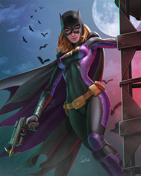 artstation batgirl stephanie brown