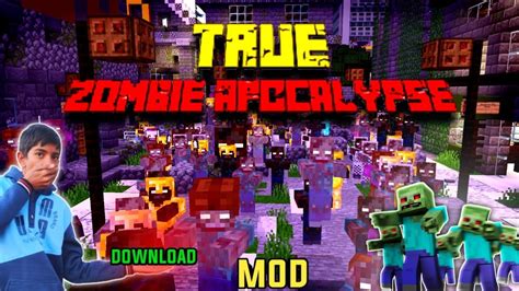 Zombie Apocalypse Mod In Minecraft Youtube