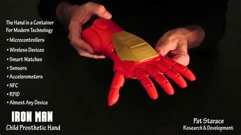 Impact between a human body and a hard/unyielding surface (like the iron man suit or the ground), even at speed does not automatically equal a broken bone in healthy people; IRON MAN 3D Printed Child's Hand #maketheworld #3DThursday #3DPrinting « Adafruit Industries ...