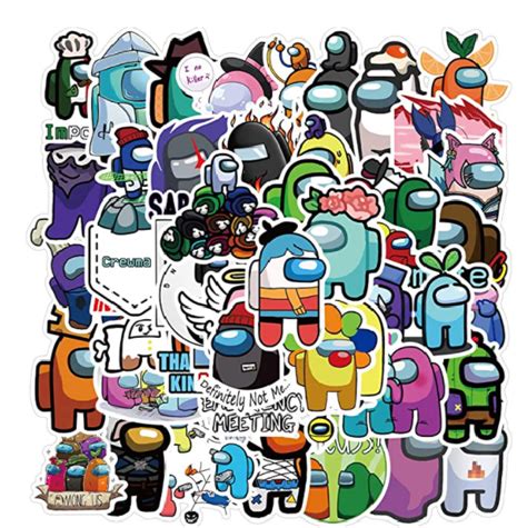 Among Us Sticker Pack Stickers Labels And Tags Paper And Party Supplies