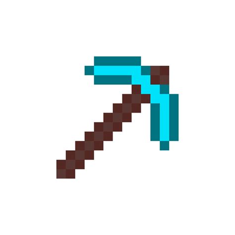 Pixilart Minecraft Pickaxe By The Sus Boi