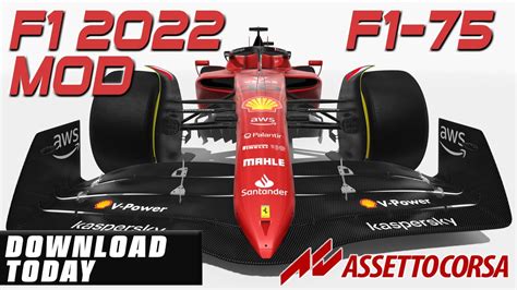 Sim Dream Development Assetto Corsa F1 2022 Mod F1 75 Released YouTube