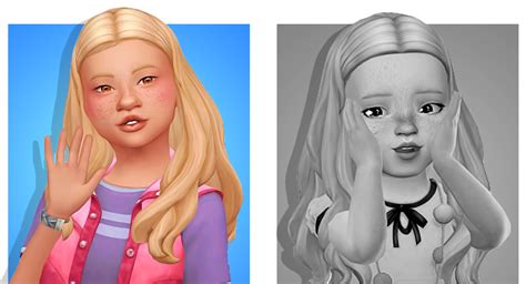 The Sims 4 Maxis Match Custom Content Sims Hair Sims 4 Toddler Sims