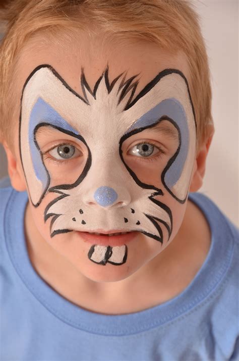 So i don't use instagram (yet) but follow or w.e you do to deesfx account, amazing makeup artist and seems to be a generally amazing person i was actually to. Boys easter rabbit face paint #snazaroo #facepaint #easter ...