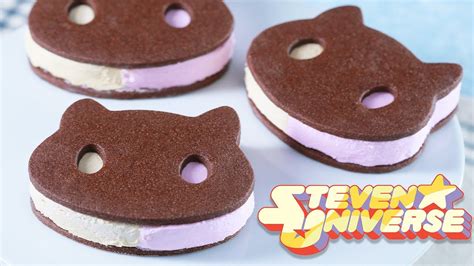Cookie Cat Ice Cream Sandwiches Steven Universe Nerdy Nummies